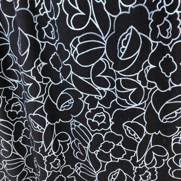 Anthropologie Velvet Blue Floral Tunic Top Size S - Picture 3 of 7